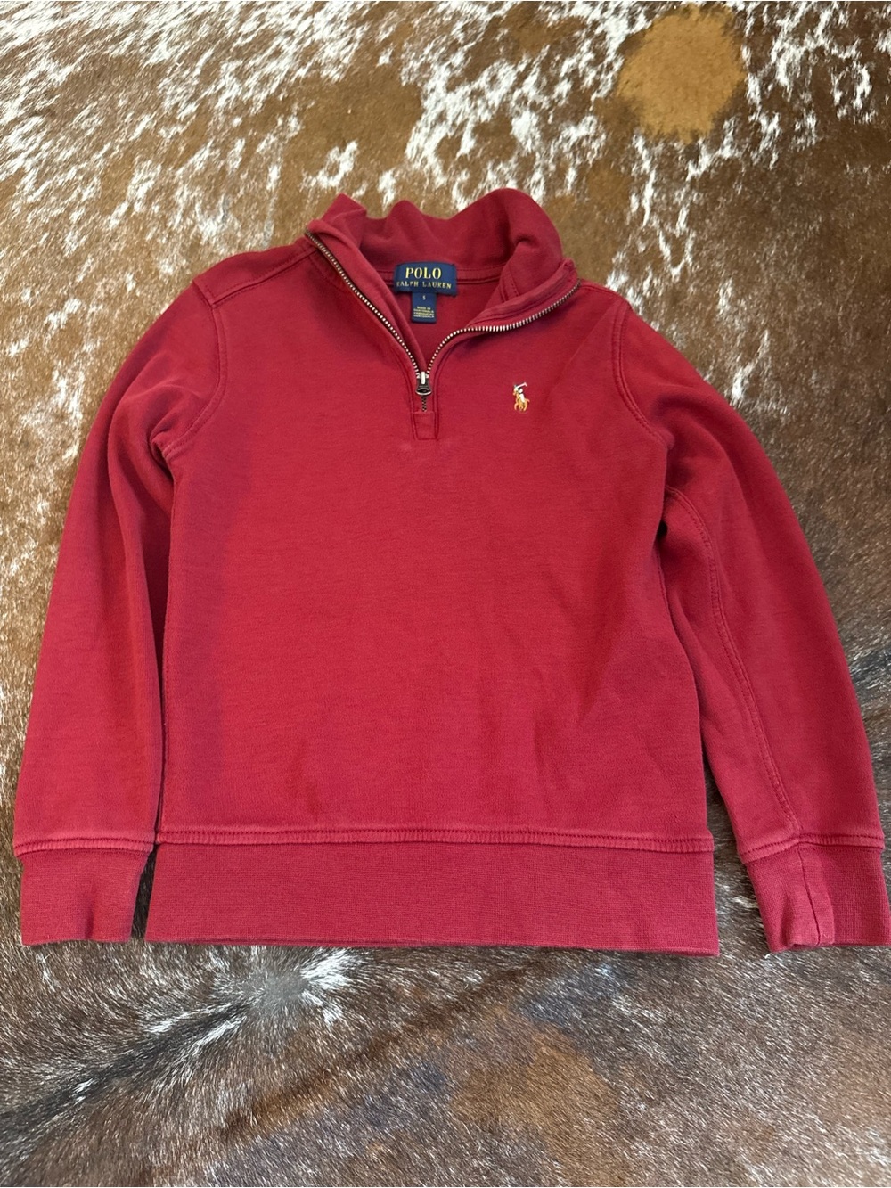 Polo by Ralph Lauren kids Crimson Half-Zip Pullover